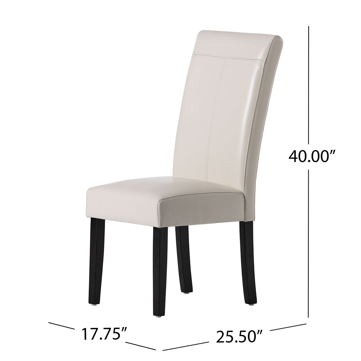Lissa Ivory Dining Chair (Set of 2) by Christopher Knight Home