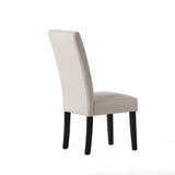 Lissa Ivory Dining Chair (Set of 2) by Christopher Knight Home