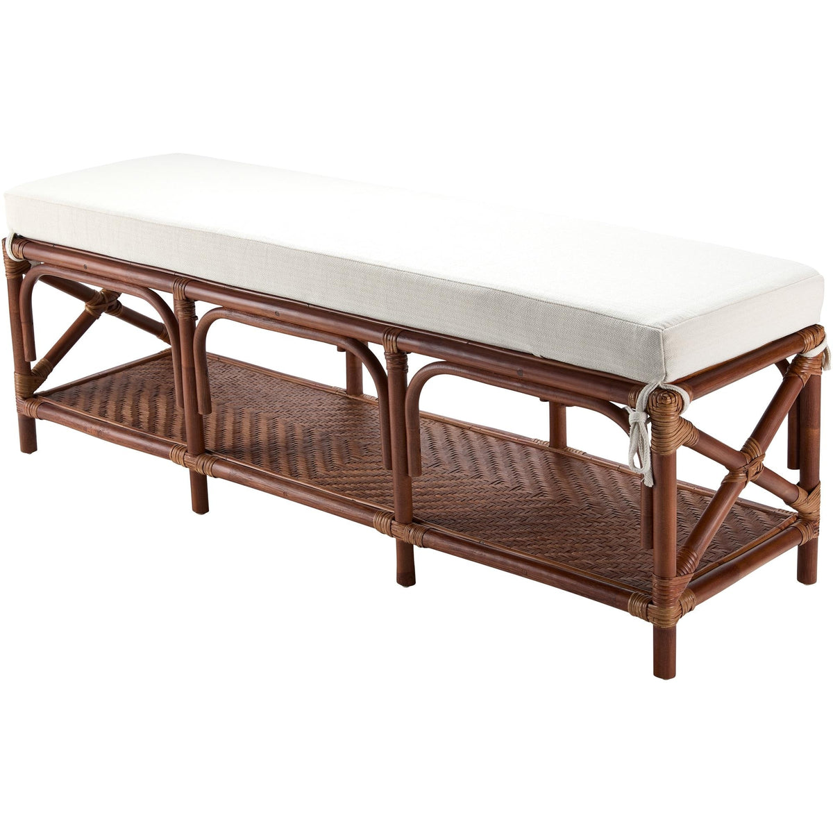 Lissette Rattan Global Bench