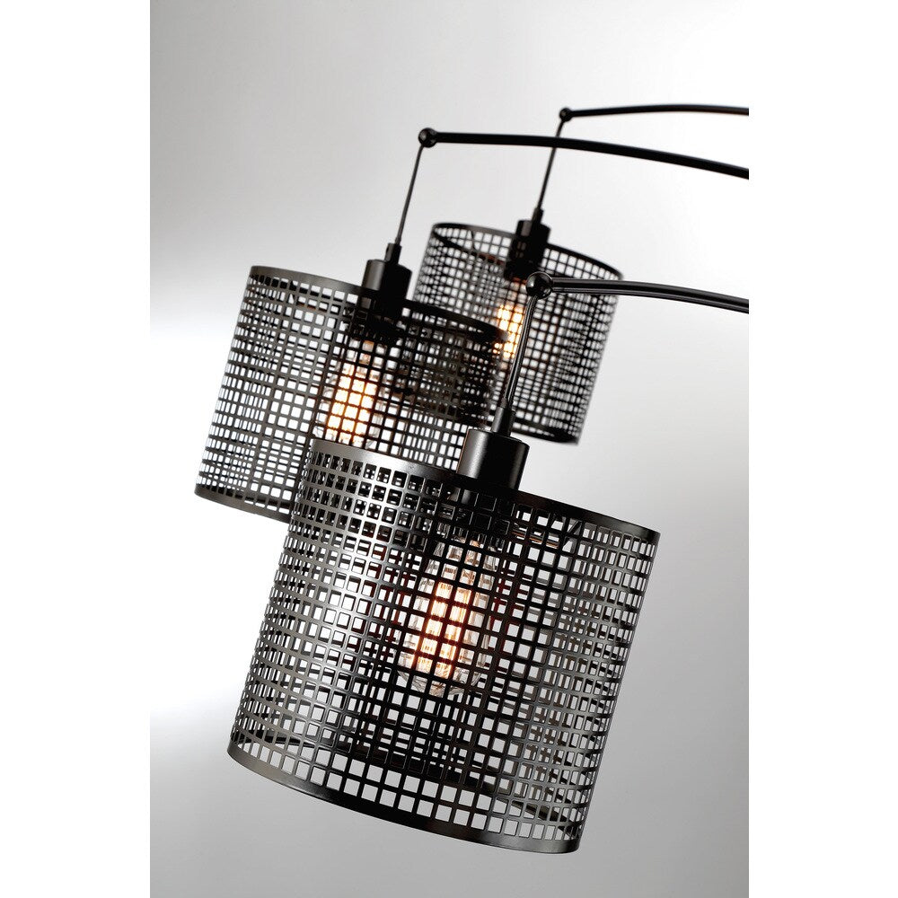 Lite Source 3-Light Hamilton Arch Lamp