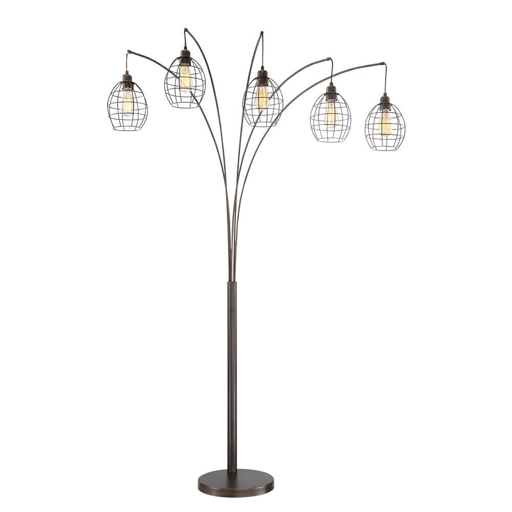 Lite Source 5-Light Kaden Arch Lamp