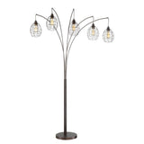 Lite Source 5-Light Kaden Arch Lamp