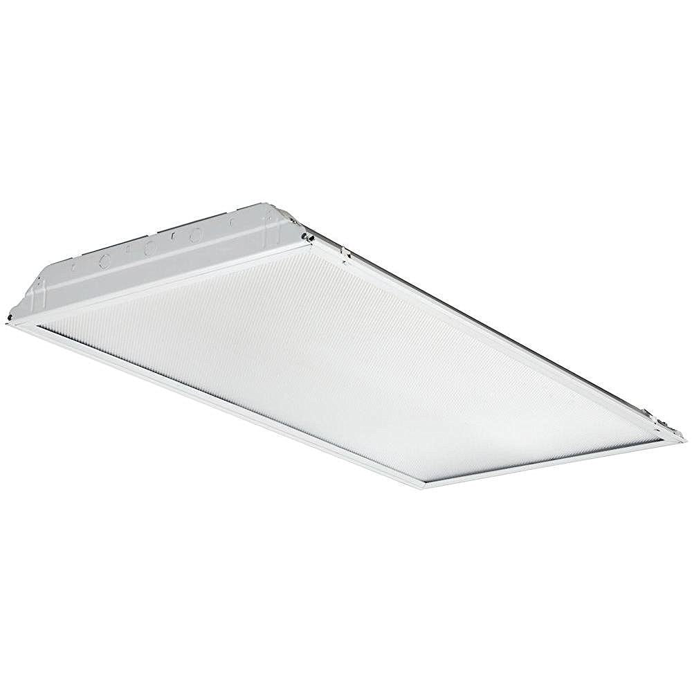 Lithonia Lighting 2GTL 4 60L EZ1 LP840 White 2-foot x 4-foot 6,000-lumen LED Lensed Troffer