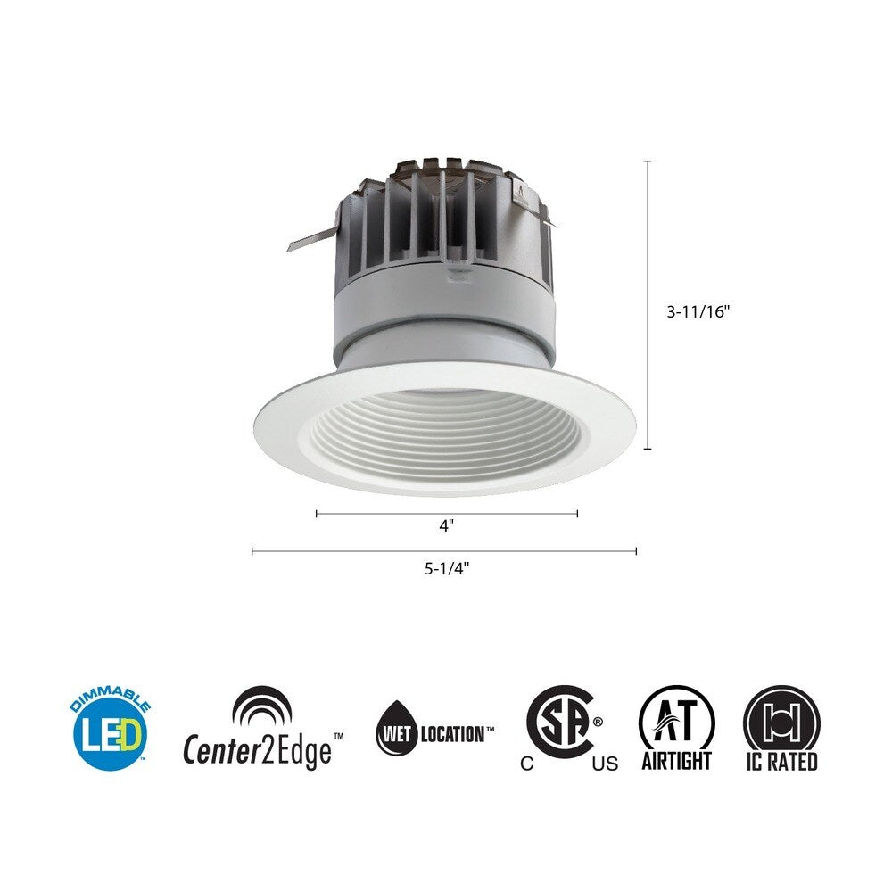 Lithonia Lighting 4BPMW White Aluminum 4 inch LED 40K 90CRI M6 Matte R Overstock