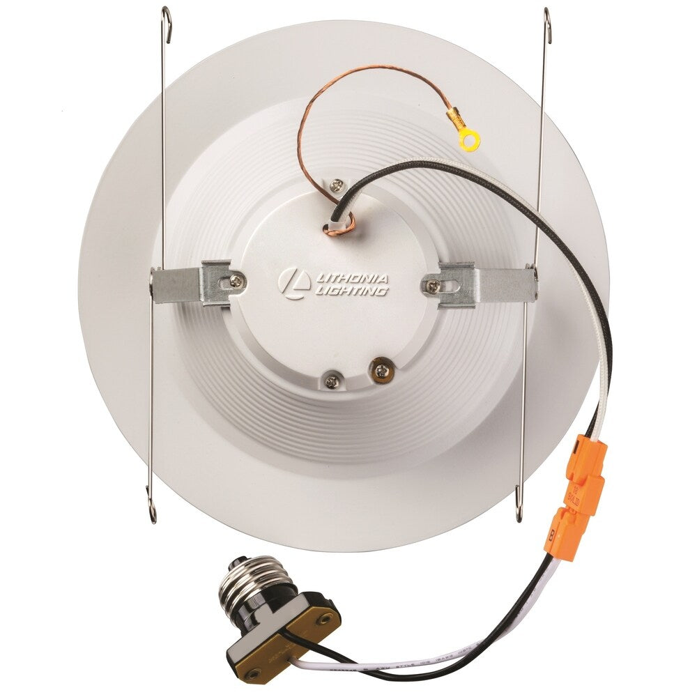 Lithonia Lighting 5/6 Inch White Retrofit LED Recessed Downlight, 12W Dimmable with 5000K Day White, 825 Lumens
