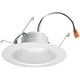 Lithonia Lighting 5/6 Inch White Retrofit LED Recessed Downlight, 12W Dimmable with 5000K Day White, 825 Lumens