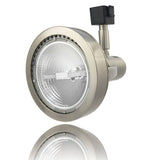 Lithonia Lighting Brushed Nickel Finish Aluminum Front Loading LED Track Head Light