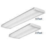 Lithonia Lighting White LED Curved 2-Foot Ceiling Light