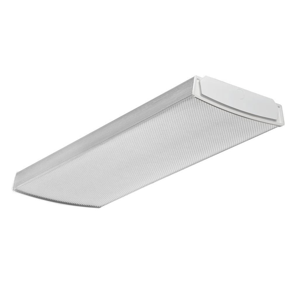 Lithonia Lighting White LED Curved 2-Foot Ceiling Light