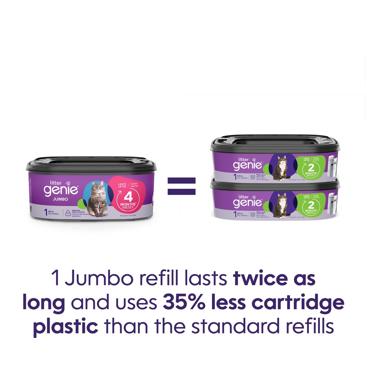 Litter Genie Jumbo Refill 6pk