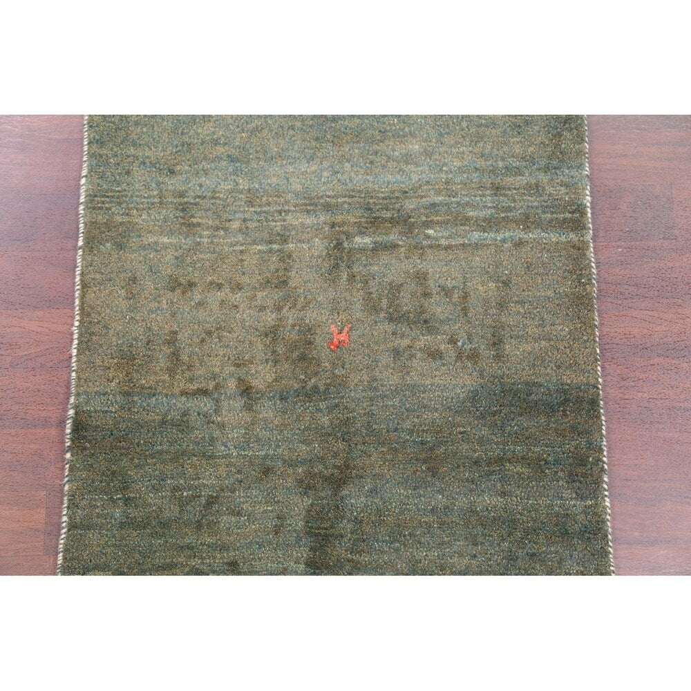 Little Characters Gabbeh Shiraz Handmade Persian Area Rug Wool - 4'9" x 3'6"