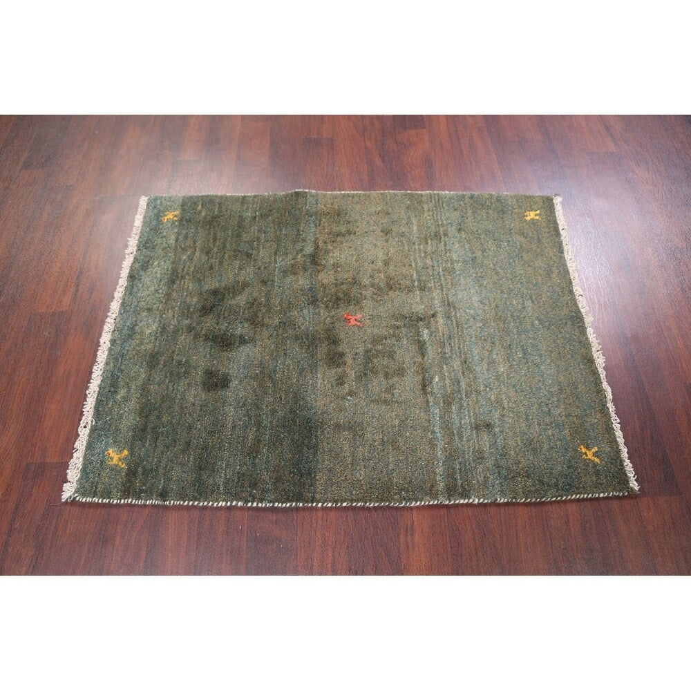 Little Characters Gabbeh Shiraz Handmade Persian Area Rug Wool - 4'9" x 3'6"