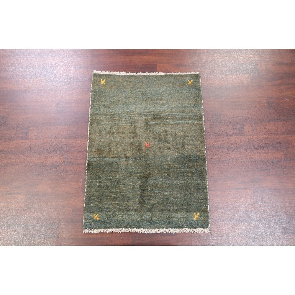 Little Characters Gabbeh Shiraz Handmade Persian Area Rug Wool - 4'9" x 3'6"