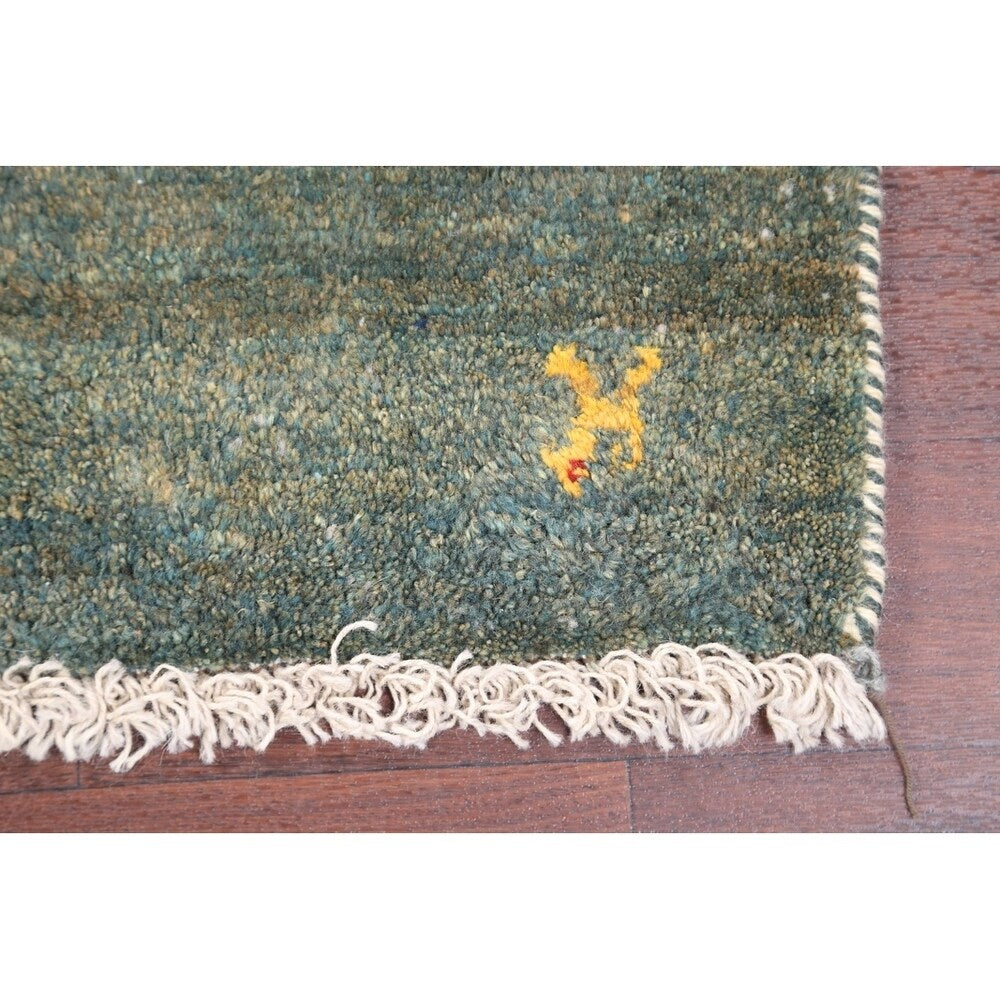 Little Characters Gabbeh Shiraz Handmade Persian Area Rug Wool - 4'9" x 3'6"