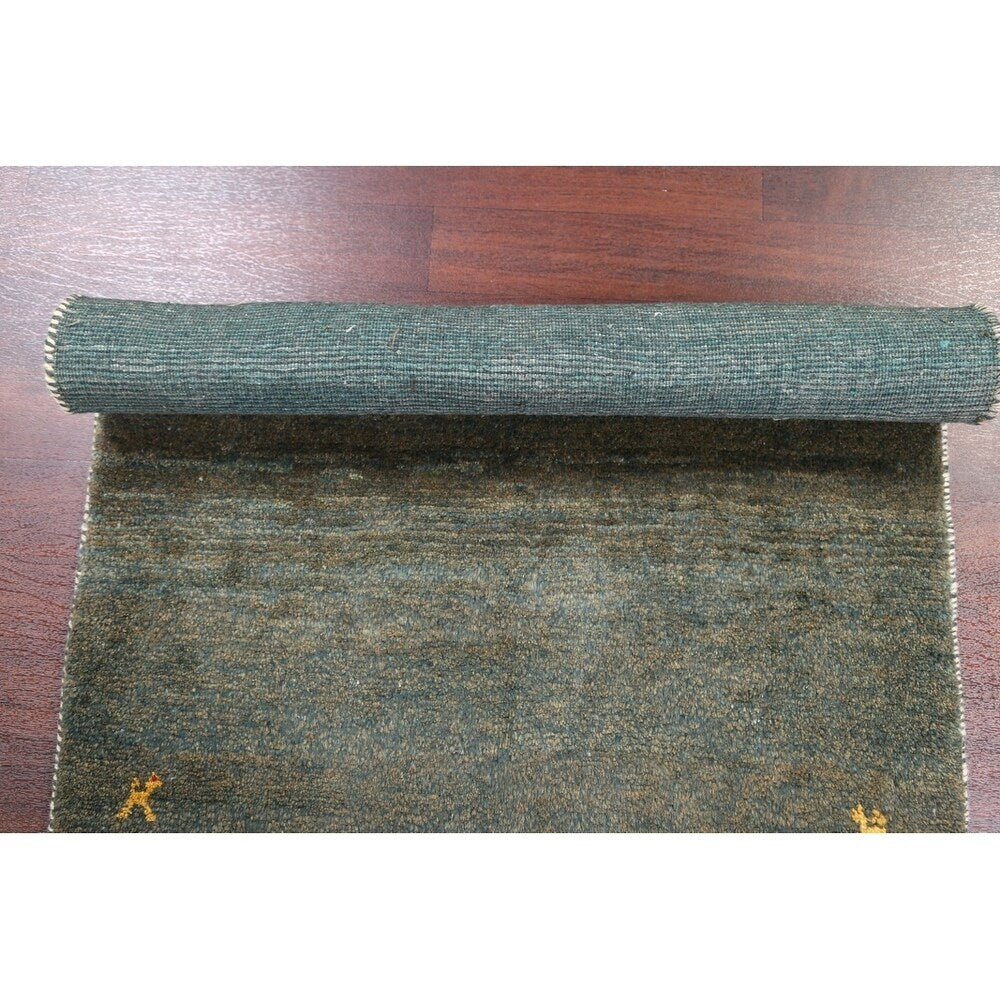 Little Characters Gabbeh Shiraz Handmade Persian Area Rug Wool - 4'9" x 3'6"