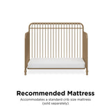 Little Seeds Ivy 3-in-1 Convertible Metal Crib