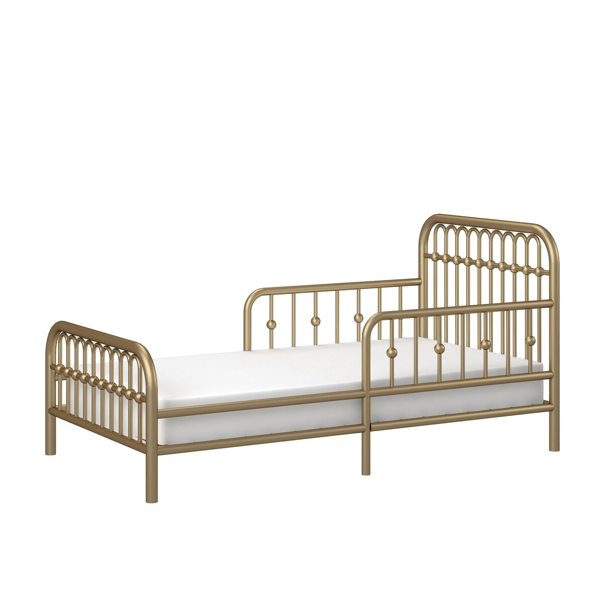 Little Seeds Monarch Hill Ivy Metal Toddler Bed with Safety 1st Heavenly Dreams Baby & Toddler Mattress