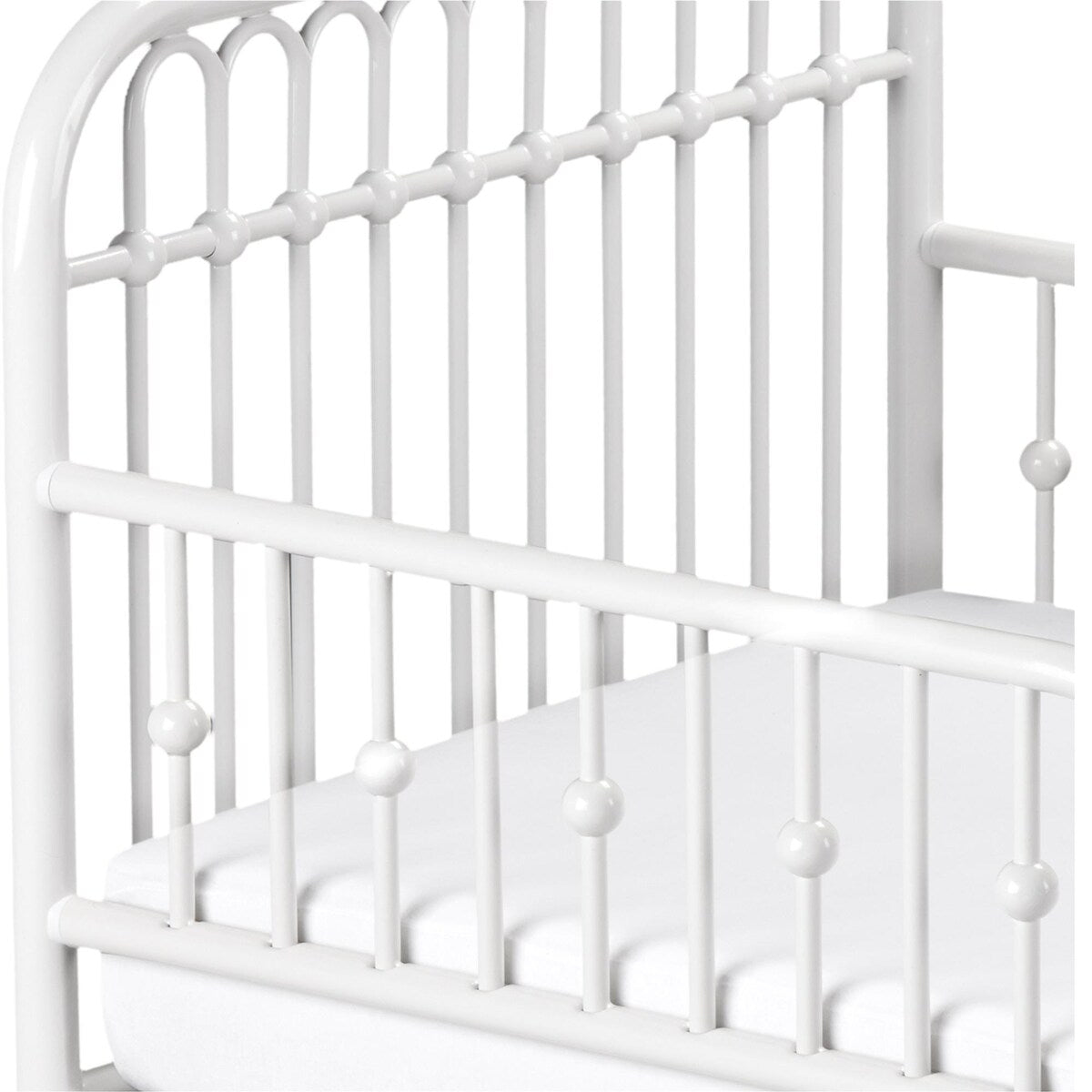 Little Seeds Monarch Hill Ivy Metal Toddler Bed with Safety 1st Heavenly Dreams Baby & Toddler Mattress