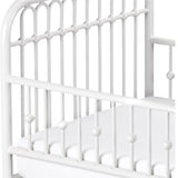 Little Seeds Monarch Hill Ivy Metal Toddler Bed with Safety 1st Heavenly Dreams Baby & Toddler Mattress
