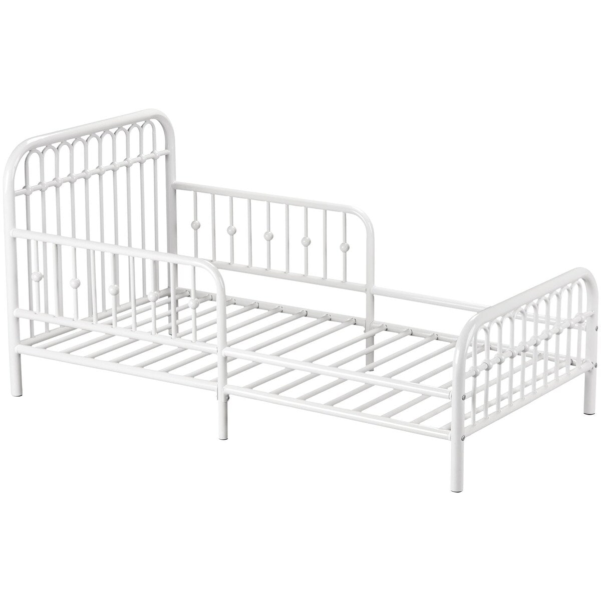 Little Seeds Monarch Hill Ivy Metal Toddler Bed with Safety 1st Heavenly Dreams Baby & Toddler Mattress