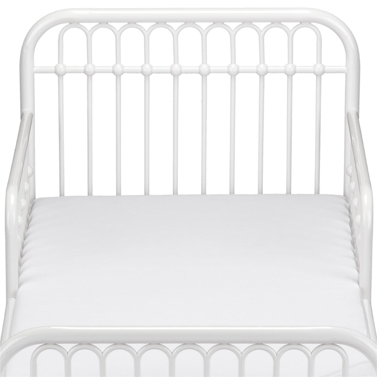 Little Seeds Monarch Hill Ivy Metal Toddler Bed with Safety 1st Heavenly Dreams Baby & Toddler Mattress
