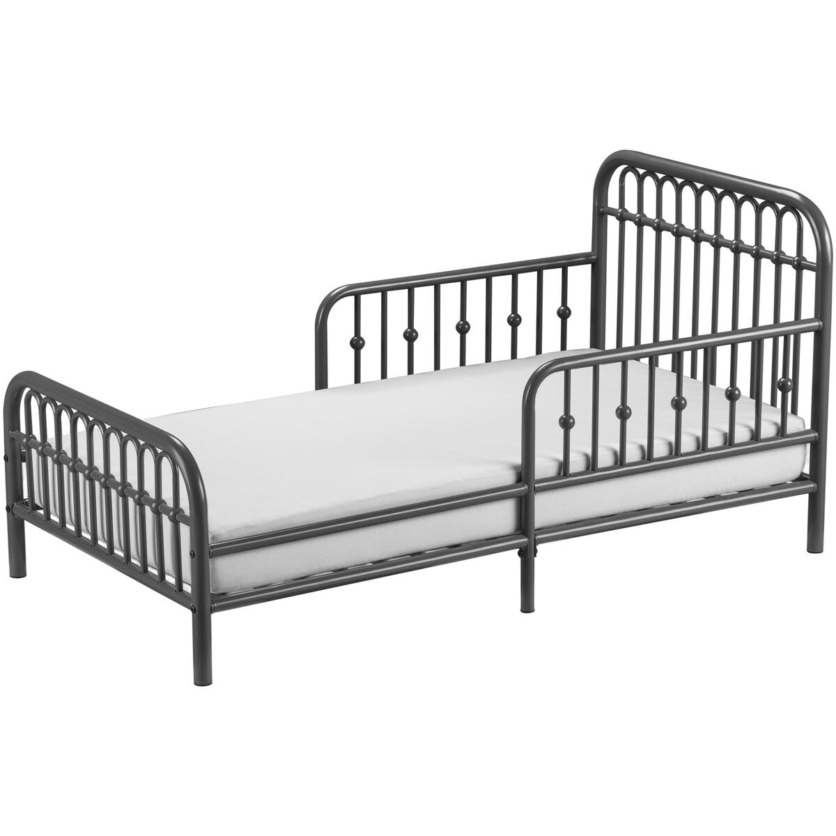 Little Seeds Monarch Hill Ivy Metal Toddler Bed with Safety 1st Heavenly Dreams Baby & Toddler Mattress