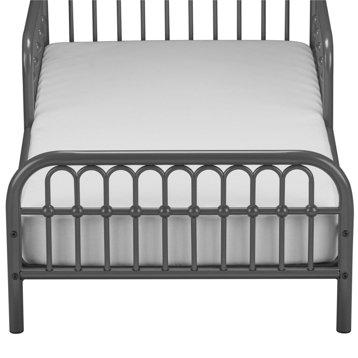 Little Seeds Monarch Hill Ivy Metal Toddler Bed with Safety 1st Heavenly Dreams Baby & Toddler Mattress