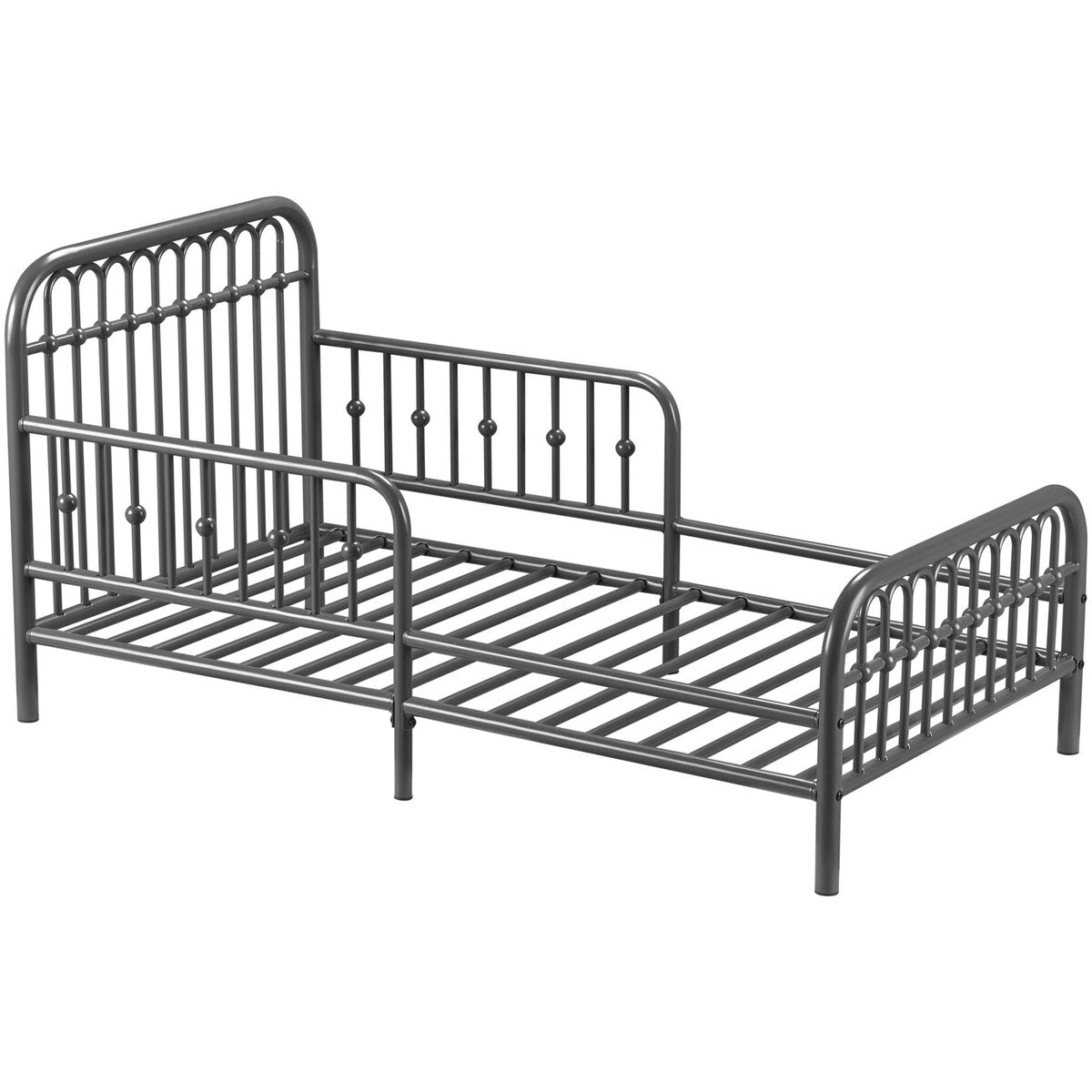 Little Seeds Monarch Hill Ivy Metal Toddler Bed with Safety 1st Heavenly Dreams Baby & Toddler Mattress