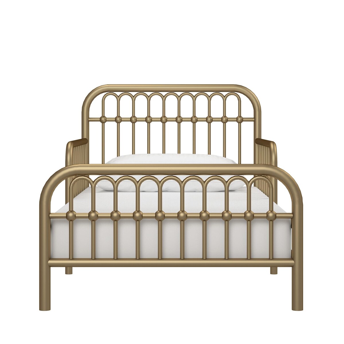 Little Seeds Monarch Hill Ivy Metal Toddler Bed with Safety 1st Heavenly Dreams Baby & Toddler Mattress