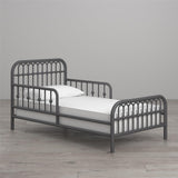 Little Seeds Monarch Hill Ivy Metal Toddler Bed with Safety 1st Heavenly Dreams Baby & Toddler Mattress