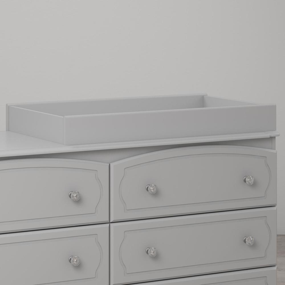 Little Seeds Rowan Valley Grey Laren Changing Table Topper