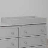 Little Seeds Rowan Valley Grey Laren Changing Table Topper