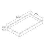 Little Seeds Rowan Valley Grey Laren Changing Table Topper