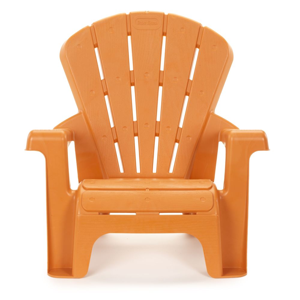 Little Tikes Orange Garden Chair - 18.50"L x 14.50''W x 18.00''H