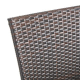 Christopher Knight Home Littleton Outdoor 3-Piece Wicker Stacking Chair Chat Set - N/A