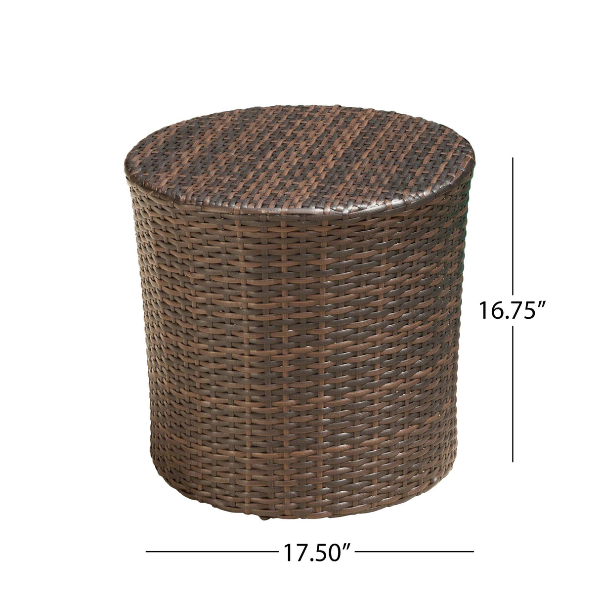 Christopher Knight Home Littleton Outdoor 3-Piece Wicker Stacking Chair Chat Set - N/A