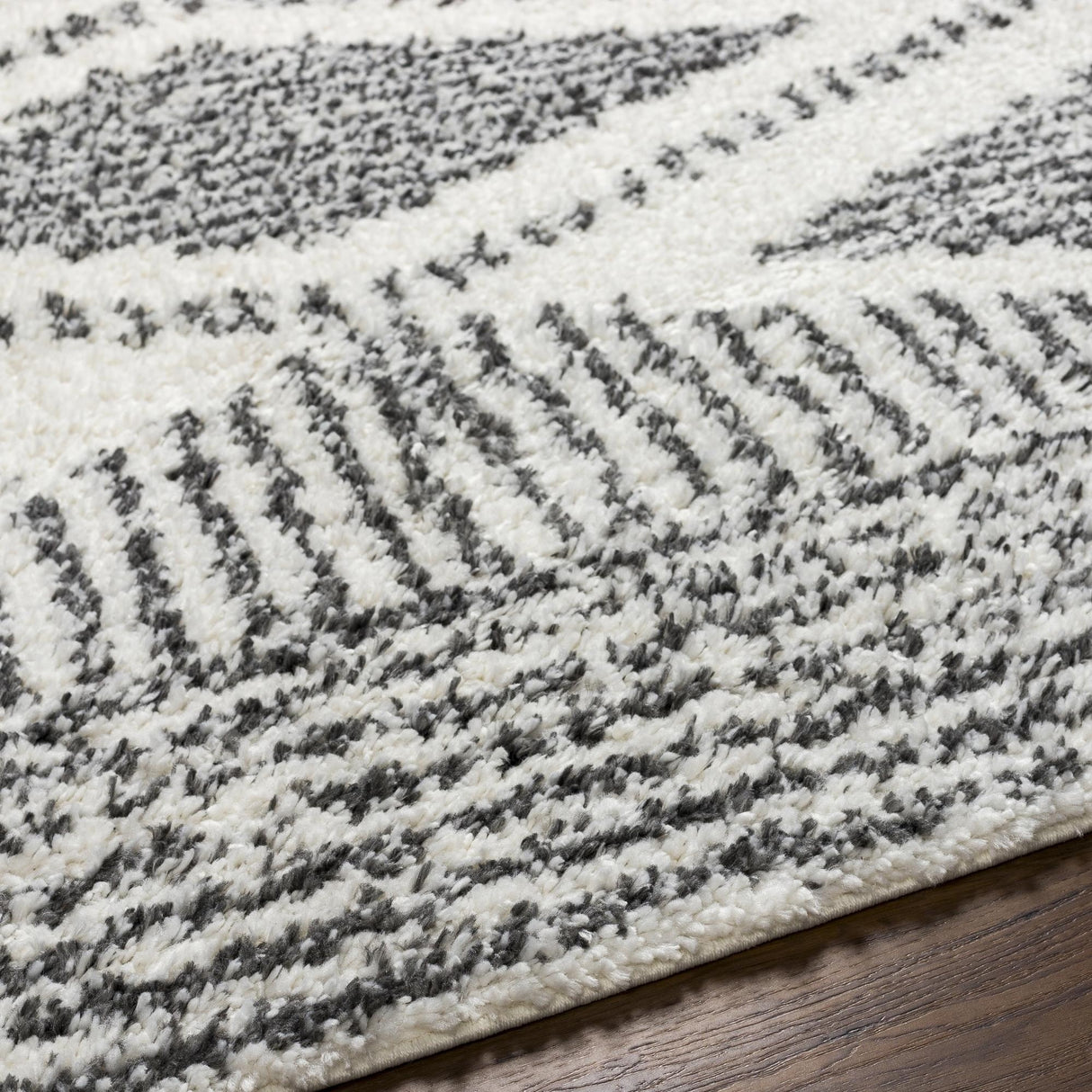 Livabliss Deluxe Shag Moroccan Tribal Area Rug