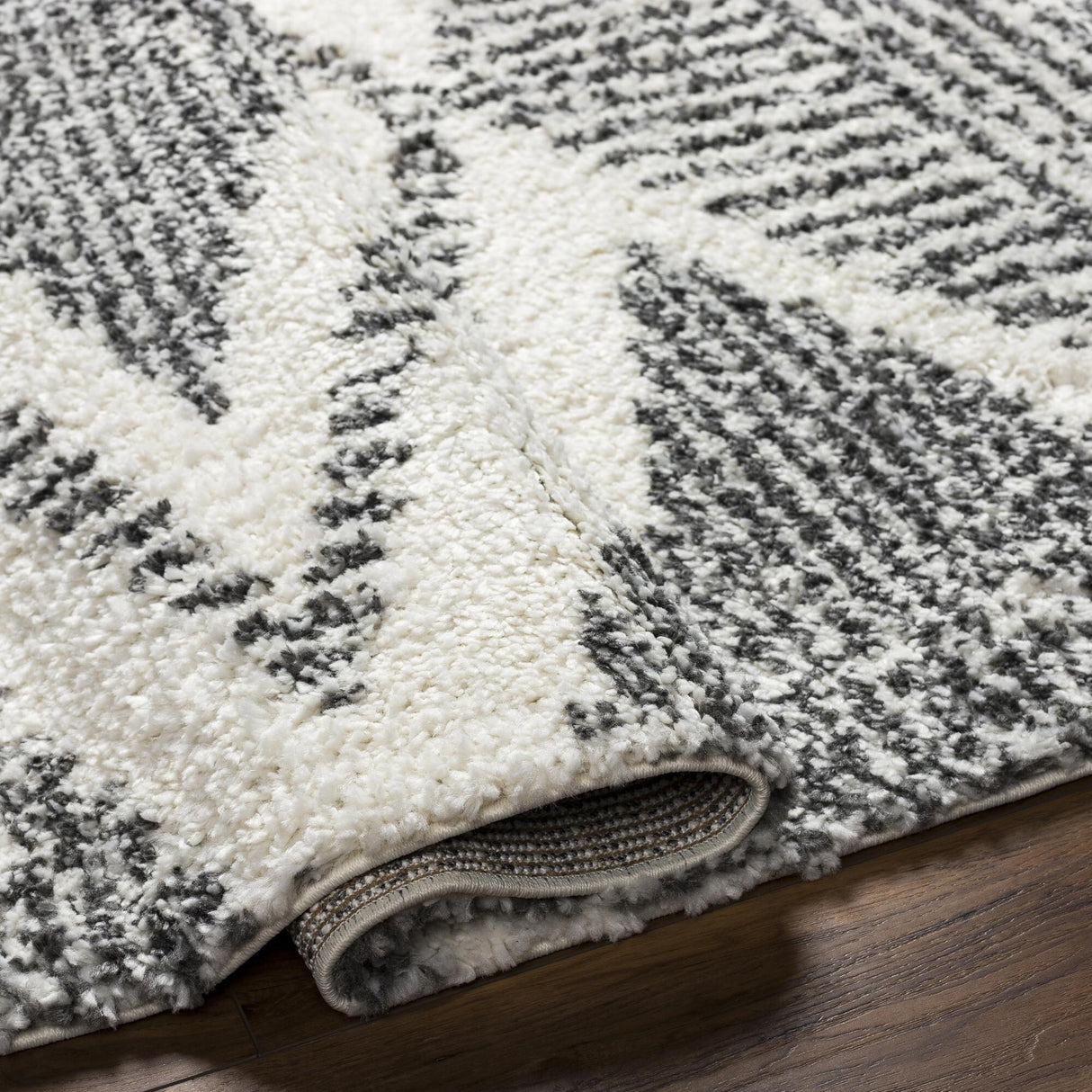 Livabliss Deluxe Shag Moroccan Tribal Area Rug