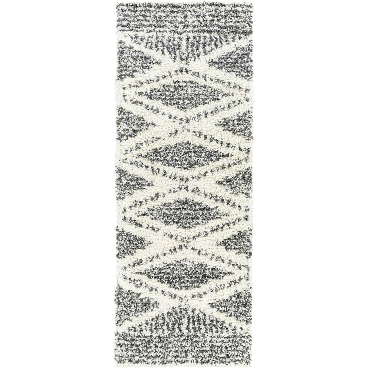 Livabliss Deluxe Shag Moroccan Tribal Area Rug