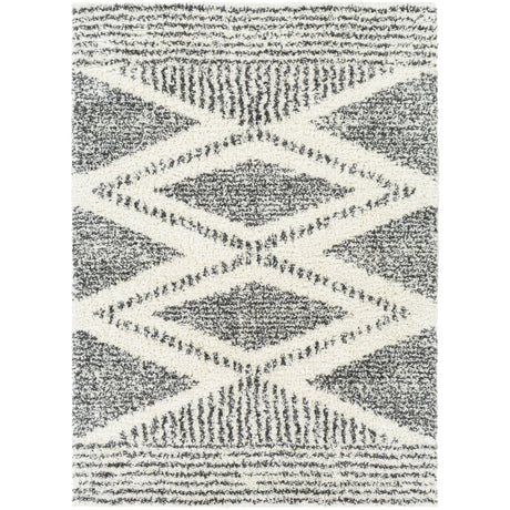 Livabliss Deluxe Shag Moroccan Tribal Area Rug