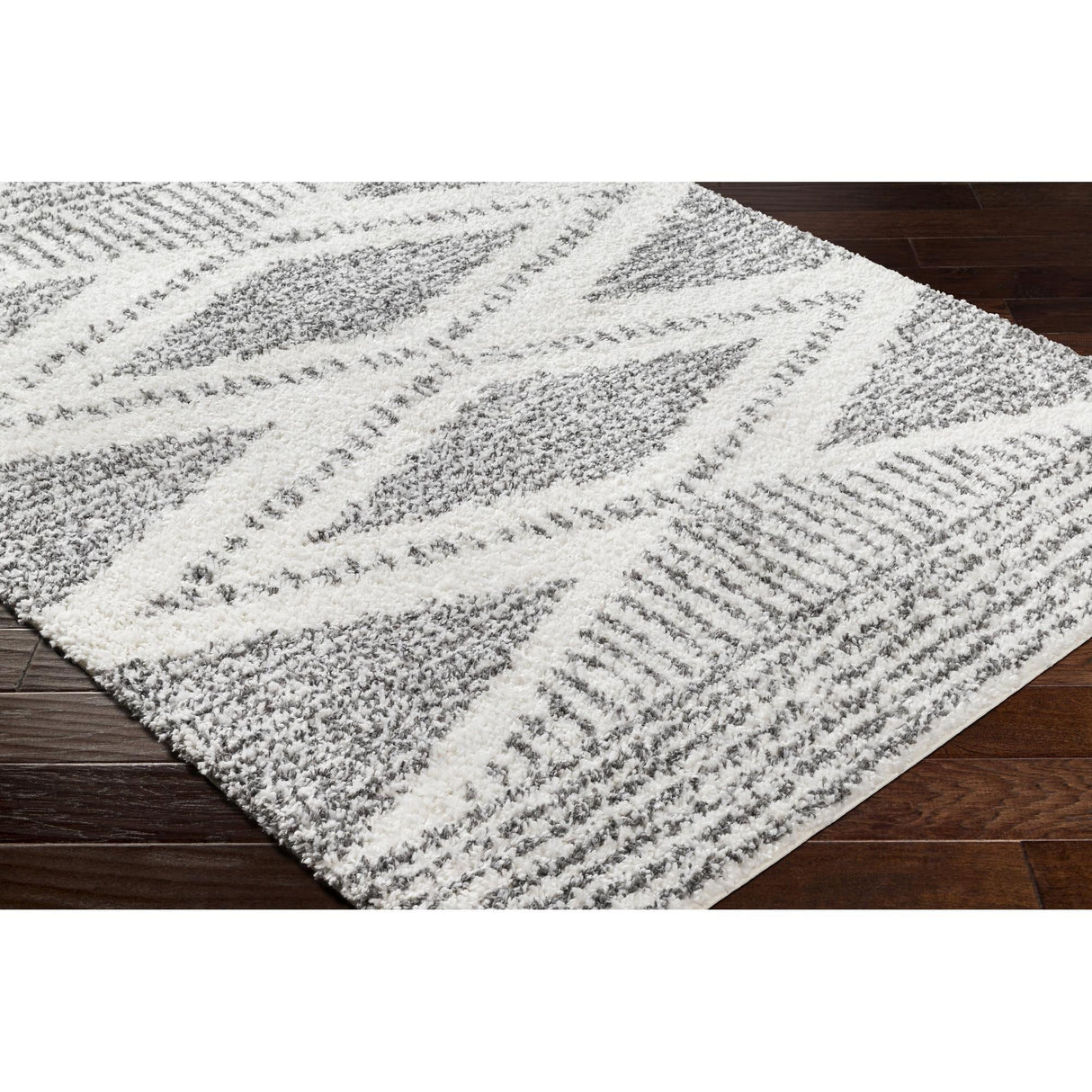 Livabliss Deluxe Shag Moroccan Tribal Area Rug