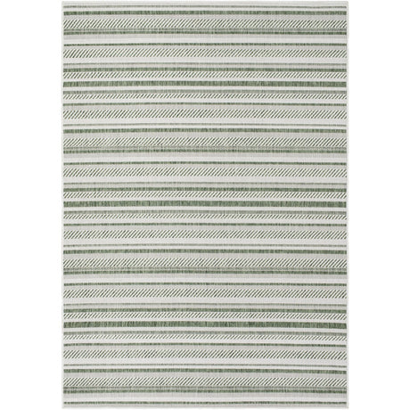 Livabliss Eagean Bohemian Stripe Outdoor Area Rug