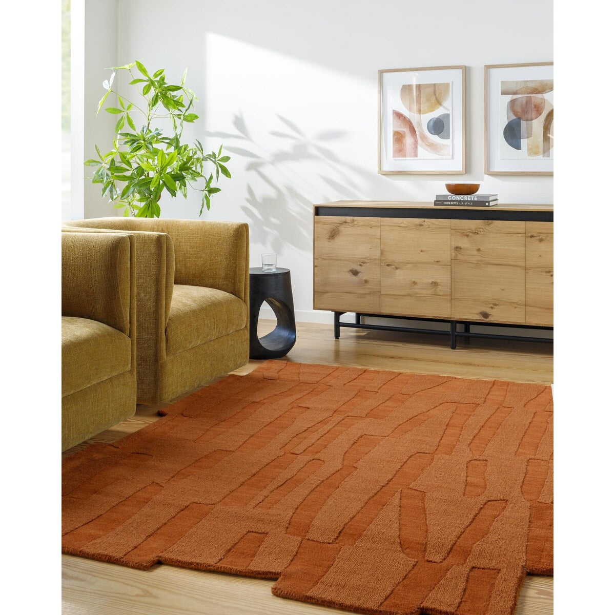 Livabliss Mystique Modern & Contemporary Abstract Area Rug