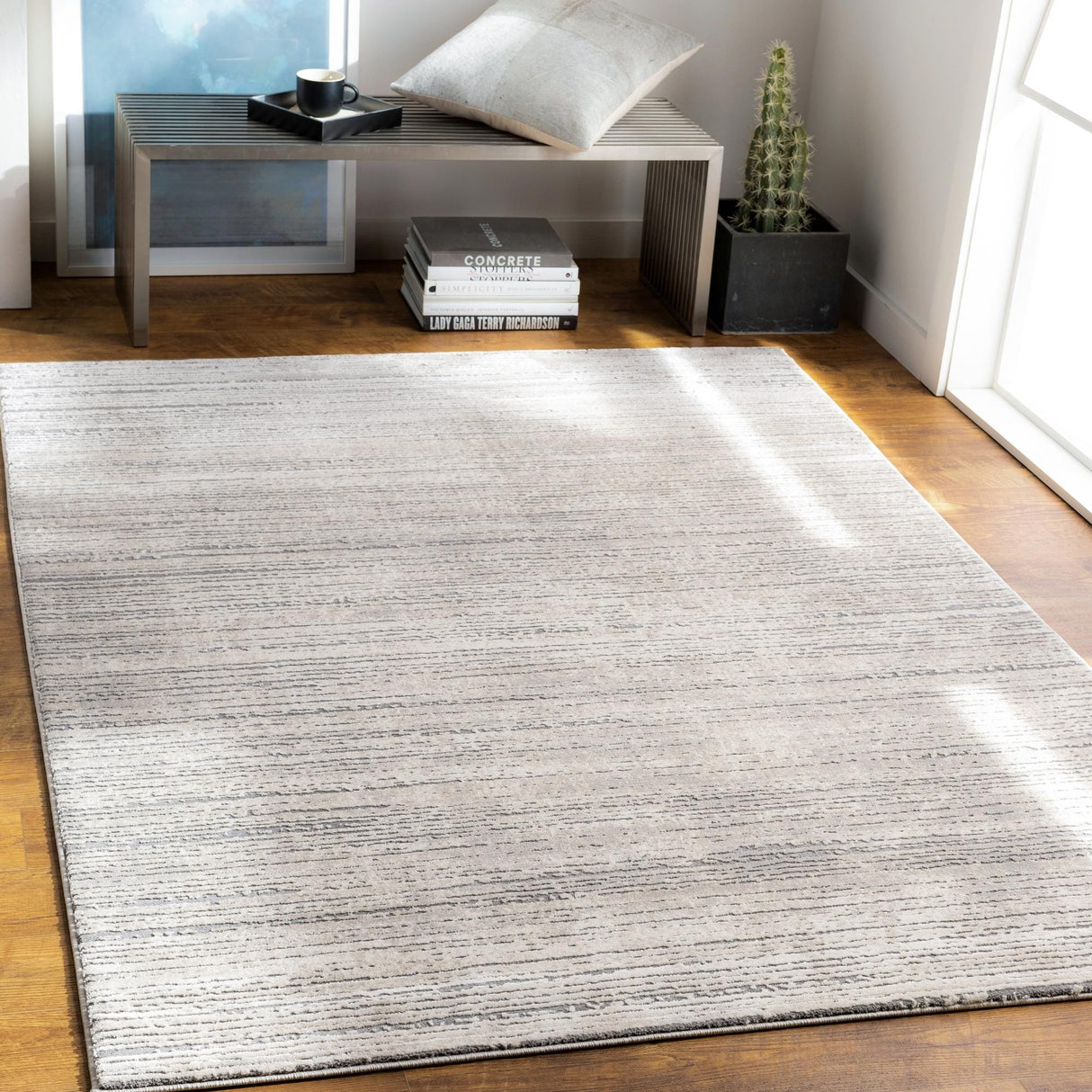 Livabliss Tibetan Mid-Century Abstract Area Rug