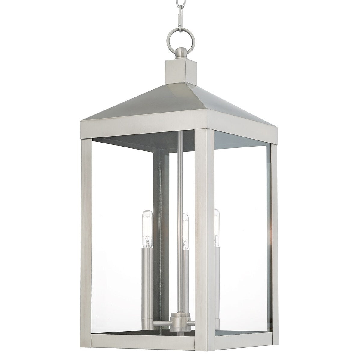 Livex Lighting Nyack 3 Light 11" Wide Outdoor Taper Candle Pendant