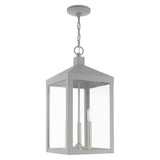 Livex Lighting Nyack 3 Light 11" Wide Outdoor Taper Candle Pendant