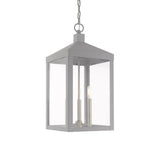 Livex Lighting Nyack 3 Light 11" Wide Outdoor Taper Candle Pendant
