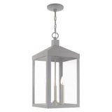 Livex Lighting Nyack 3 Light 11" Wide Outdoor Taper Candle Pendant