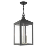 Livex Lighting Nyack 3 Light 11" Wide Outdoor Taper Candle Pendant