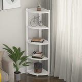 Corner Bookshelves Bookcase Shelves Storage Rack Bookshelf